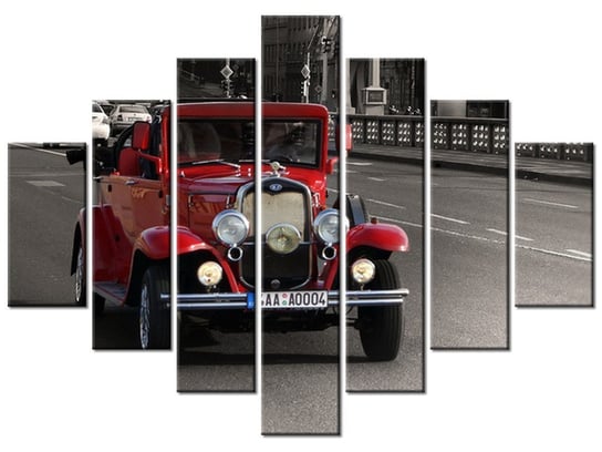 Obraz Samochodem przez Pragę, 7 elementów, 210x150 cm Oobrazy