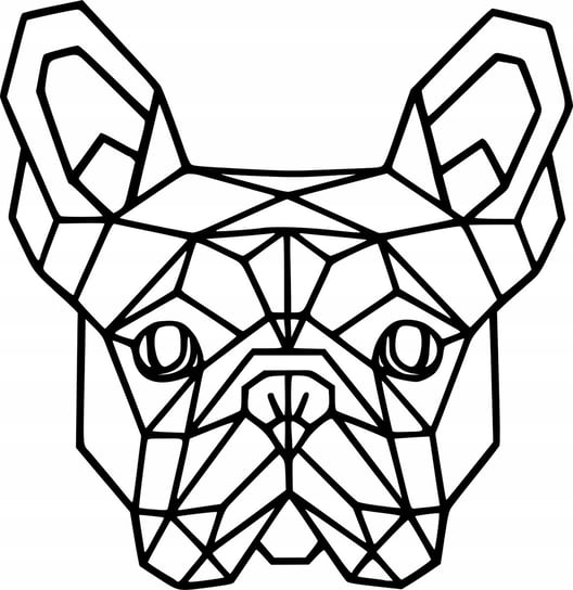 Obraz Ścienny Ażurowa Dekoracja Pies Buldog Inna marka
