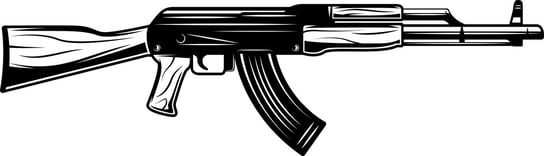 Obraz Ścienny Ażurowy AK-47 Kalashnikov Dekoracja Ścienna Różne Kolory Inna marka