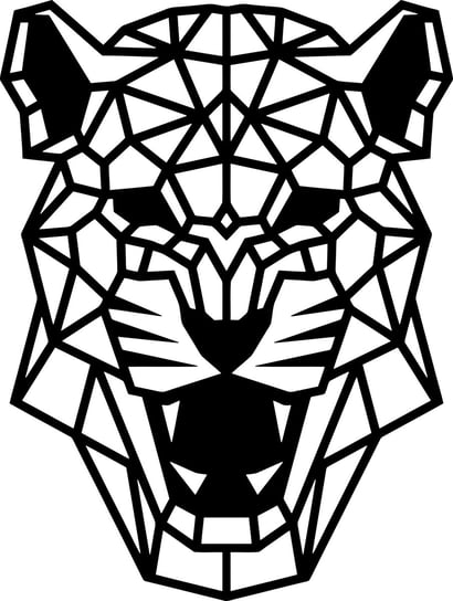 Obraz Ścienny Ażurowy Geometryczny Tygrys Dekoracja Ścienna Różne Kolory Inna marka