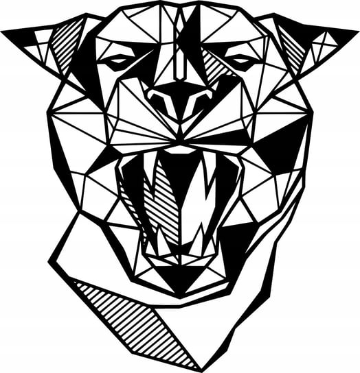 Obraz Ścienny Ażurowy Geometryczny Tygrys Dekoracja Ścienna Różne Kolory Inna marka