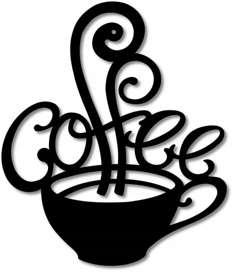Obraz Ścienny Ażurowy Kawa Coffee Kawiarnia Dekoracja Ścienna Różne Kolory Inna marka