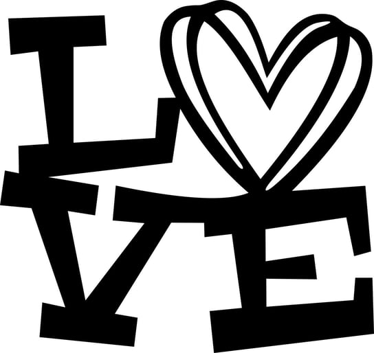 Obraz Ścienny Ażurowy Love Miłość Napis Dekoracja Ścienna Różne Kolory Inna marka