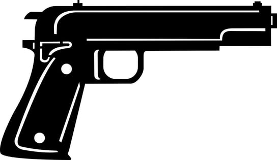 Obraz Ścienny Ażurowy Pistolet Militarna Dekoracja Ścienna Różne Kolory Inna marka