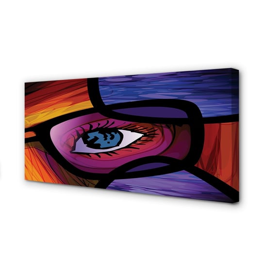 Obraz ścienny dekor na płótnie TULUP Oko obraz, 100x50 cm cm Tulup