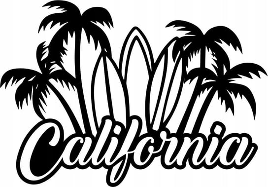 Obraz Ścienny Dekoracja drewniana Palmy California USA Inna marka
