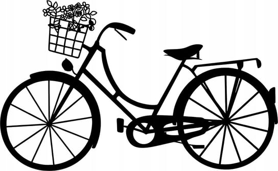 Obraz Ścienny Dekoracja Rower z koszyczkiem bike Inna marka