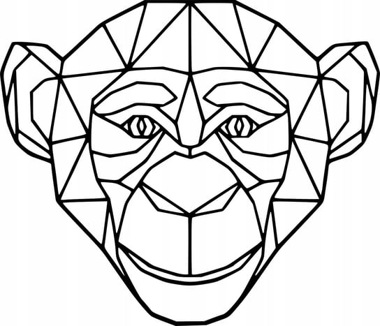 Obraz Ścienny Dekoracyjny Ażurowa Małpa Monkey Inna marka