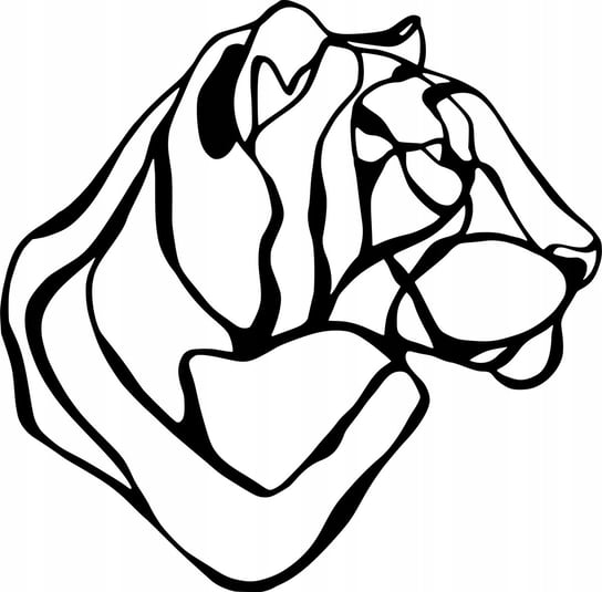 Obraz Ścienny Dekoracyjny Skupiony Tygrys na Polowaniu Inna marka