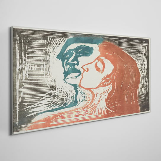 Obraz ścienny Na Płótnie Postacie Munch 100x50 cm Coloray