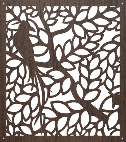 Obraz Ścienny Panel Ptak na Gałęzi Drewniana Dekoracja Inna marka