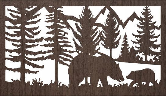 Obraz Ścienny Prezent dla Myśliwego Las Natura Niedźwiedź Inna marka