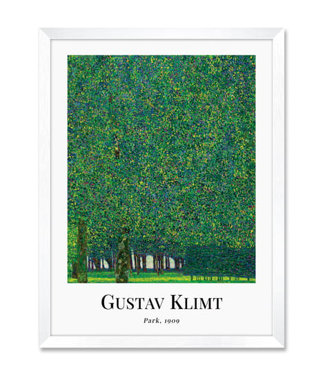 Obraz ścienny reprodukcja do łazienki kuchni sypialni Park Gustav Klimt 32x42 cm iWALL studio