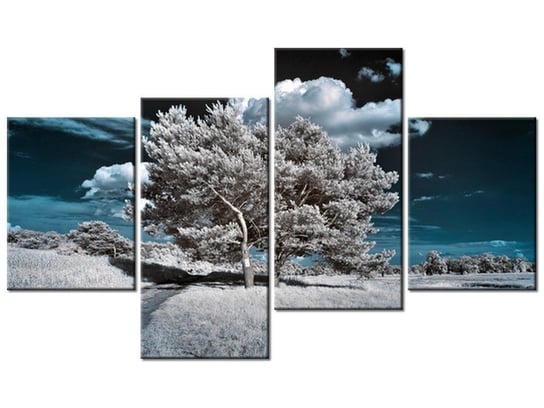 Obraz Silne drzewa, 4 elementy, 120x70 cm Oobrazy