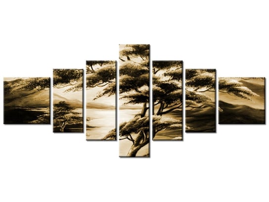 Obraz Silne drzewa, 7 elementów, 160x70 cm Oobrazy