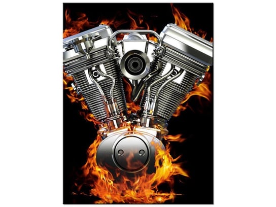 Obraz Silnik motocykla, 30x40 cm Oobrazy