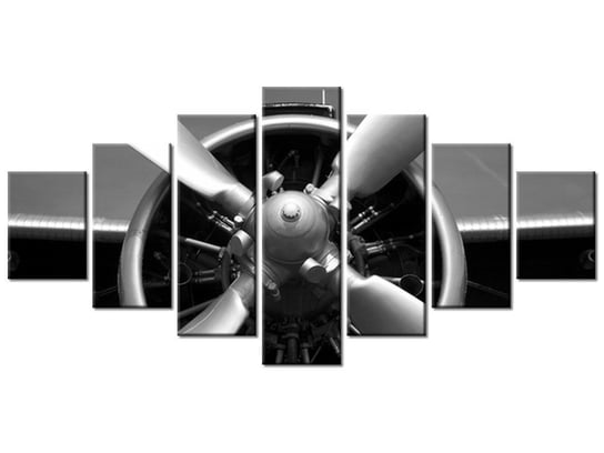 Obraz Sinik samolotowy, 7 elementów, 210x100 cm Oobrazy