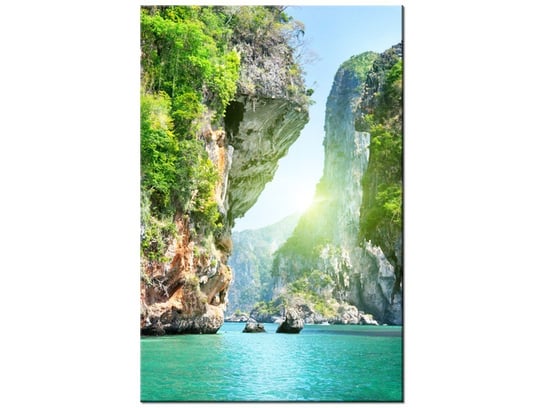 Obraz Skały i morze w Tajlandii, 40x60 cm Oobrazy