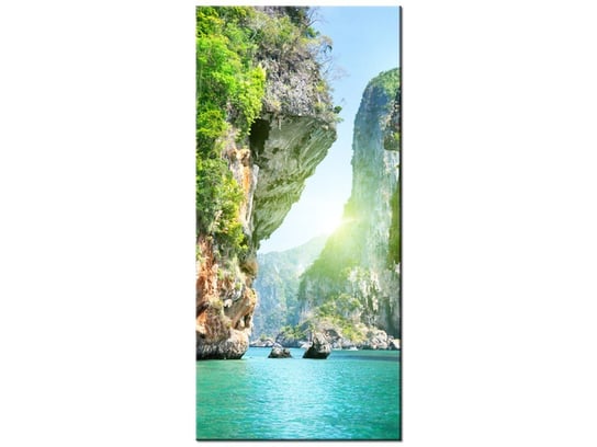 Obraz Skały i morze w Tajlandii, 55x115 cm Oobrazy