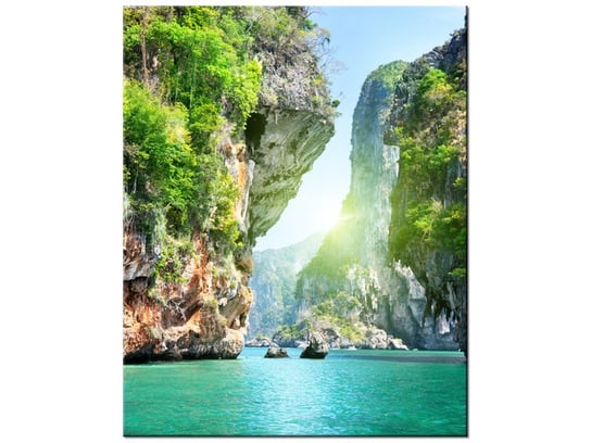 Obraz Skały i morze w Tajlandii, 60x75 cm Oobrazy