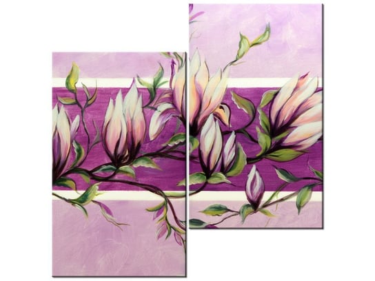 Obraz Słodycz magnolii, 2 elementy, 60x60 cm Oobrazy
