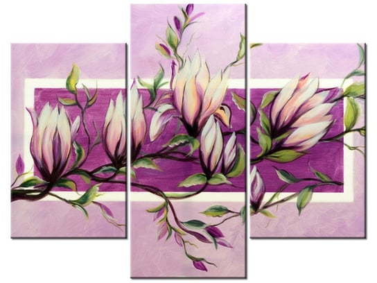 Obraz, Słodycz magnolii, 3 elementy, 90x70 cm Oobrazy