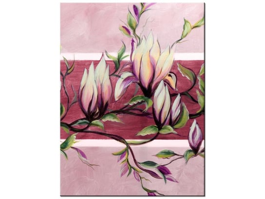 Obraz Słodycz magnolii w pudrowym różu, 30x40 cm Oobrazy