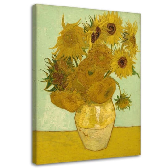 Obraz, Słoneczniki - V. van Gogh reprodukcja - 80x120 Inna marka