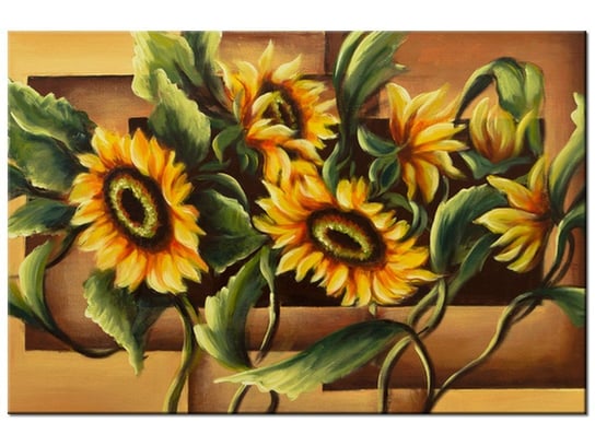 Obraz Słonecznikowa kompozycja, 30x20 cm Oobrazy