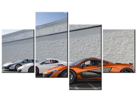 Obraz Spotkanie McLaren - Axion23, 4 elementy, 120x70 cm Oobrazy