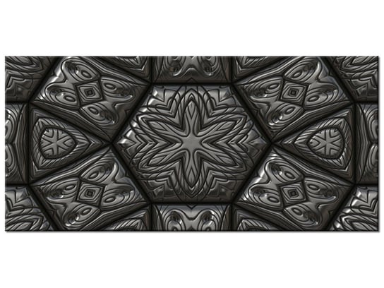 Obraz Srebrna mozaika, 115x55 cm Oobrazy