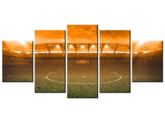 Obraz Stadion w blasku słońca, 5 elementów, 150x70 cm Oobrazy