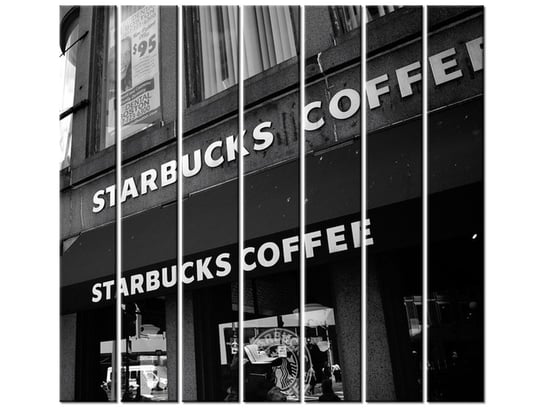 Obraz Starbucks - Mith Huang, 7 elementów, 210x195 cm Oobrazy