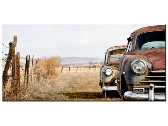 Obraz Stare samochody, 115x55 cm Oobrazy
