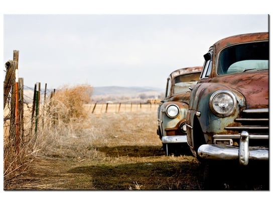 Obraz, Stare samochody, 120x80 cm Oobrazy