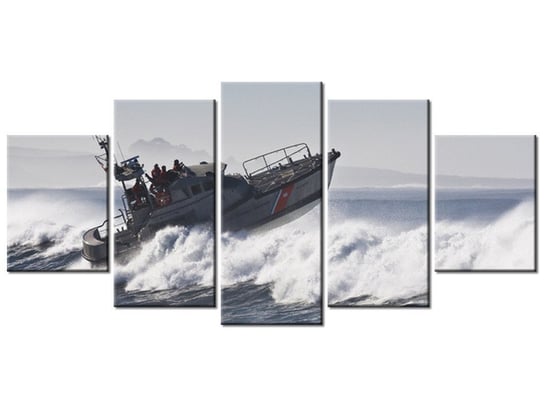 Obraz Straż wybrzeża - Mike Baird, 5 elementów, 150x70 cm Oobrazy