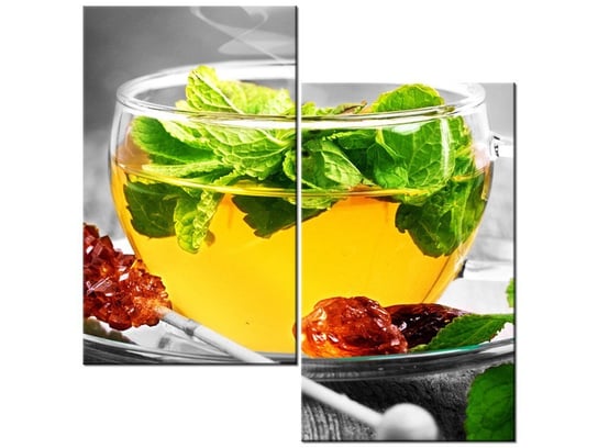 Obraz Świat herbaty, 2 elementy, 60x60 cm Oobrazy