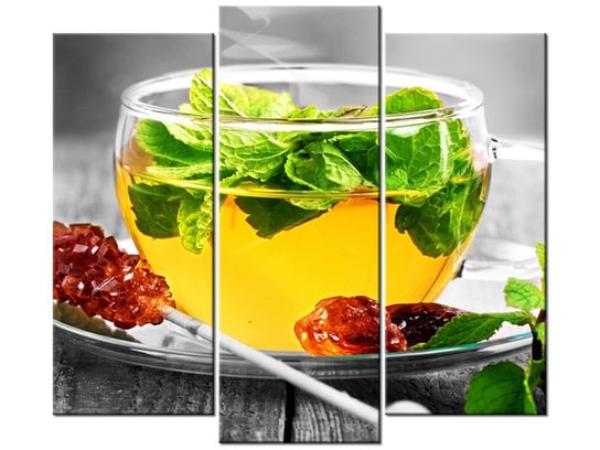 Obraz Świat herbaty, 3 elementy, 90x80 cm Oobrazy