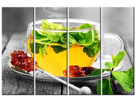 Obraz Świat herbaty, 4 elementy, 120x80 cm Oobrazy