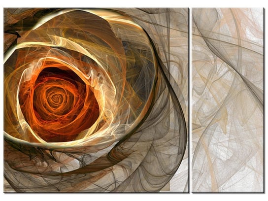Obraz Świetlista róża, 2 elementy, 70x50 cm Oobrazy