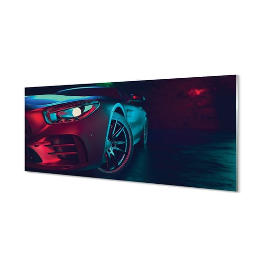 Obraz szklany TULUP grafika Auto światła, 125x50 cm Tulup