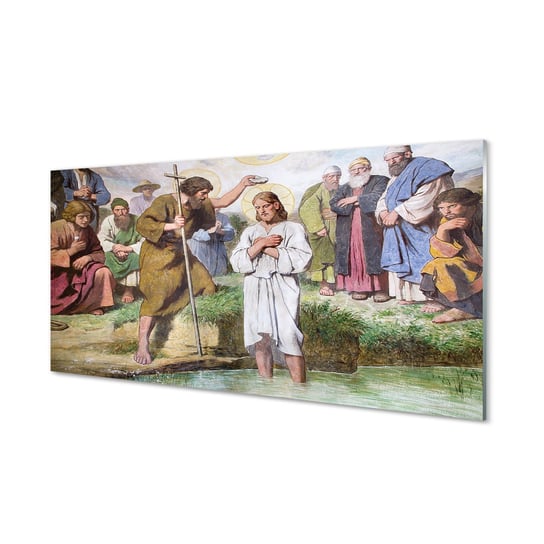 Obraz szklany TULUP grafika Obraz Jezusa, 100x50 cm Tulup