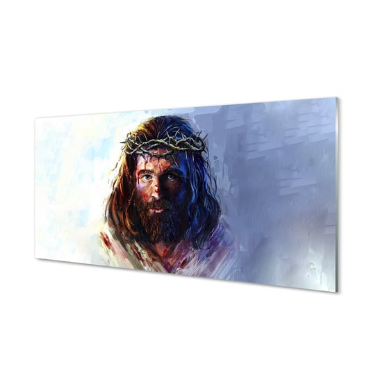 Obraz szklany TULUP grafika Obraz Jezusa, 100x50 cm Tulup