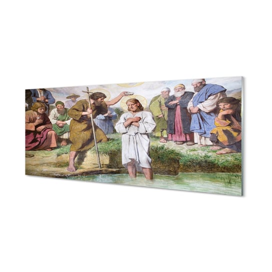 Obraz szklany TULUP grafika Obraz Jezusa, 125x50 cm Tulup