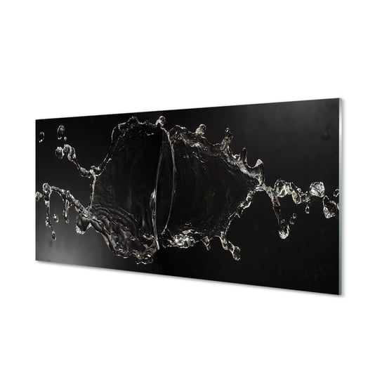 Obraz szklany TULUP Woda krople chlust, 100x50 cm Tulup