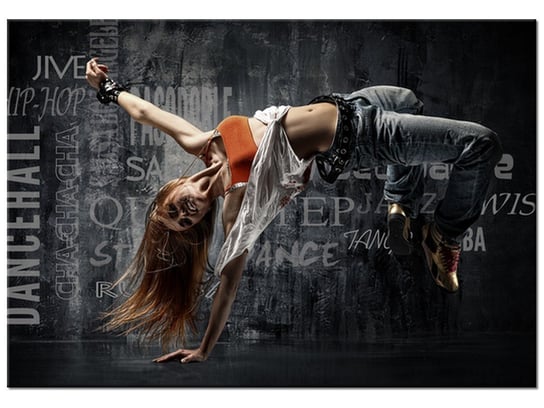 Obraz Tańcząca dziewczyna, 100x70 cm Oobrazy