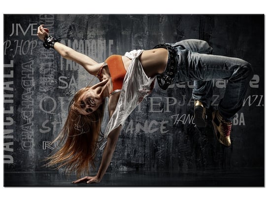 Obraz Tańcząca dziewczyna, 60x40 cm Oobrazy