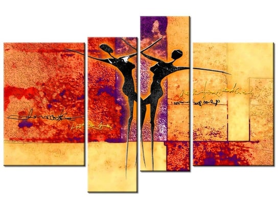 Obraz Taniec, 4 elementy, 130x85 cm Oobrazy