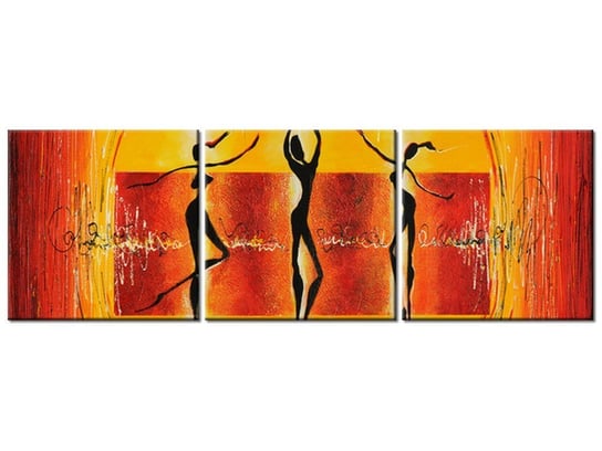 Obraz Taniec w słońcu, 3 elementy, 120x40 cm Oobrazy