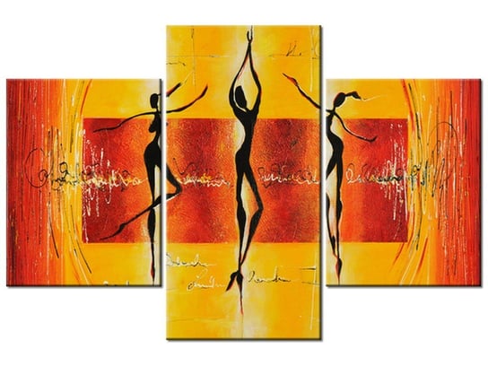 Obraz Taniec w słońcu, 3 elementy, 90x60 cm Oobrazy